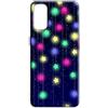 Mixroom - Cover Custodia Back case In TPU Silicone Morbida Per Motorola Moto G62 5G Fantasia Stelle neon N1041