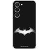 Personalaizer Custodia per Samsung Galaxy S24 - Cover in silicone TPU flessibile trasparente - motivo Batman Logo Bianco
