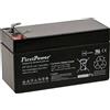 FirstPower Batteria gel al piombo FP1212 1,2 Ah 12 V VDs, 12 V, piombo acido