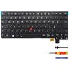 LIAN MO Tastiera di ricambio con retroilluminazione, trackpoint, strumenti di installazione per Lenovo Thinkpad T470s (italiano/italiano, retroilluminato)