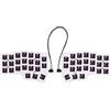 YMDK Tastiera a basso profilo Split Chocolate Corne V4.1 Ergonomica 46 Tasti Hotswappable 40% Layout Stampa 3D Caso PLA RGB Vial Keyboard Kit
