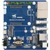 Coolwell Dual Ethernet Base Board for Raspberry Pi CM5 — Dual 4K & Dual MIPI Display, M.2 B-Key 4G/5G Module Support (module sold separately), Dual USB 3.2 Gen1, NVMe Slot, PoE Ready, 40PIN GPIO