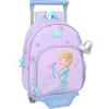 safta FROZEN SPIRIT - Zaino per bambini con carrello 705, ideale per bambini di diverse età, comodo e versatile, qualità e resistenza, 28 x 10 x 34 cm, viola, M, Casual