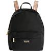 Alviero Martini 1A Classe 1A Classe Zaino Stormy, Nylon Riciclato, Nero, 25 x 31 x 12 cm, con Tasche Interne ed Esterne