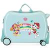 Paw Patrol La Patrulla Canina Paw Patrol Be Happy Valigia per bambini Azzurro 50x39x20 cm Rigida ABS Chiusura a combinazione numerica 38L 2,1kgs 4 Ruote Bagaglio a mano