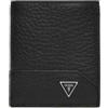 GUESS Pelle porta carte di credito Torino Bifold No Coin Black nero