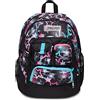 Seven Zaino Scuola ADVANCED, Nero - con Ring Light - Tasca Porta PC, Tasca Porta Borraccia - Zaino Viaggio, Scuola & Tempo Libero