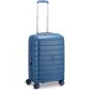 RONCATO RELIFE trolley cabina - 4 ruote, espandibile, altezza 60 cm, con sistema di chiusura TSA, BLU RETRÒ