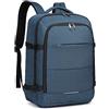 KONO Borsa da cabina 45x36x20 per Easyjet Borsone da viaggio sottosella 30L Bagaglio a mano Borsa da weekend Zaino per laptop resistente all'acqua (Marina)