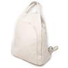 Emila Zainetto donna beige ecopelle zaino monospalla ragazza tempo libero casual vintage elegante da universita gita passeggio scuola ufficio lavoro leggero di moda fashion Beige