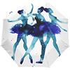 HMZXZ RXYY - Ombrello pieghevole da ballerina con apertura automatica, per donne, uomini, ragazzi, ragazze, antivento, compatto, da viaggio, leggero