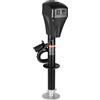 VEVOR Cric Elettrico per Rimorchio 2267 kg Cric Perno per Camper Resistente con Spina a 7 Pin, Manovella Manuale e Copertura Cric Resistente alle Intemperie, Sollevamento 255-860 mm per Camper, Nero