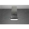 GURARI Cappa da parete GCH T 465 IS 60 BL PRIME con 2 set di ricircolo dell'aria da 60 cm, acciaio inox, vetro curvo, potenza assorbente: 1000 m³/h/TouchControl