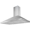 Respekta Cappa aspirante/cappa 90 cm/struttura in acciaio inox/funzione di espulsione e ricircolo dell'aria / CH44068-90IXA / A / 58 - 71 dB