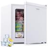 Upstreman 35L Mini Congelatore Compatto, 4 Stelle Congelatore Piccolo -21℃,Porta Reversibile,Silencieux,Risparmio Energetico,Mini Freezer per Camera,Ufficio,Hotel,Bianco,UF35