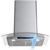 CIARRA Range Hood 30 inch with Soft Touch Control 450 CFM Wall Mount Vent Hood for Kitchen with Auto Shut Off Function, Ducted/Ductless Convertible
