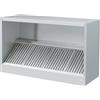 Ristoattrezzature - Cappa in acciaio inox 120x70x45h cm cubica a parete senza motore