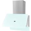 vidaXL Cappa Vetro Temperato Bianco con Display 600mm Cappa Aspirazione Cucina