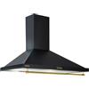 Klarstein Cappa Aspirante 90 cm, Cappa Cucina 90cm, Ventola Cappa Cucina in Acciaio Inox a Parete, 591.5m³/h, LED, Cappa Aspirante Filtrante Classe A, Cappa Aspirante Cucina con Filtro per Cappa