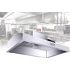 ZPRMMN Cappa Cucina 32 Pollici, Cappa Cucina For Montaggio A Parete In Acciaio Inossidabile 1000CFM Con Scarico Canalizzato, Ventola Di Scarico A 2 Velocità, Luci A LED, Pulsante, Corpo Ultrasottile (Color