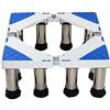 YiHYSj Base per rullo lavatrice e asciugatrice rialzata 19-22cm Base cantinette per vino Aria Condizionata Lunghezza/Larghezza 45-65cm Vassoio per frigorifero Supporto Lavasciuga