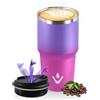 HoneyHolly Termos Caffè 600 ML, Tazza termica Riutilizzabili Prova di Perdite, Bicchiere Termico, Acciaio Inox 304, Travel Mug per Caffè Caldo e Freddo, Latte e Tè
