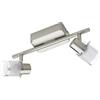 EGLO LED lampada da soffitto Orvieto 1, faretti da soffitto, acciaio nichel