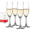 Spiegelau 4720175 - Set di 4 flauti da Champagne, in Cristallo, 210 ml, Salute