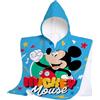 hermet Telo Mare Con Cappuccio Mickey Mouse, Poncho Mare Maxi da Bambino, 60x60 cm, Asciugamano da Spiaggia o Piscina, 100% Morbido Cotone