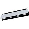 EGLO LED lampada da soffitto Viserba, plafoniera, acciaio bianco