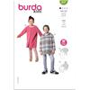 burdastyle Burda Cartamodello Burda Style 9207 - Cartamodello per cappotti da bambini 4-11 (104-146) X09207BURDA