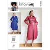 Know Me Keechii - Cartamodello ME2140N5 per camicia da donna, stile B N5 (10-12-14-16-18)