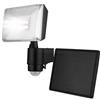 REV Faretto LED solare IP44, 6 W, 480 lm, 6000 K, lampada da parete, ideale per ingressi di cortile, garage e ingressi di casa, antracite