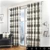 Fusion Dreams 'n' Drapes Federa Fusion - Balmoral Check, Tessuto, Slate, Curtains: 66 Width x 54 Drop (168 x 137cm)