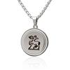 LaraZeidler Berlin Collana da uomo e donna, in acciaio inox con segno zodiacale, con ciondolo zodiacale, lunghezza della catena a scelta.
