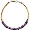 Gems_Hub Bracciale in alessandrite con chiusura placcata oro, perline rondelle da 3,5-4 mm, taglio sfaccettato, 17,8 cm, guarigione, moda, regalo, spirituale, yoga|FIZA_LINK_00083, 7 inch, Gemma