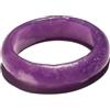 oasymala Anello di pietra di agata naturale con cristallo curativo, accessorio per meditazione per uomo o donna (Ametista (Amethyst))
