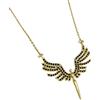 Generic Accessori per ragazze Ciondolo angelo custode in argento sterling 925, collane con ciondolo ali per gioielli da donna - Collana, Collana per ragazze,