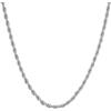 gioiellitaly Collana argento 925 funetta gioiello uomo donna unisex lunghezza 40/45/50/60 cm a scelta dorata o rodiata spessore 1,5 mm gioiello altissima qualità Made in Italy (Argento, 45)