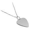Damiano Argenti Collana con Ciondolo Plettro Chitarra in Argento Sterling 925 Incisione Personalizzata Inclusa Argento