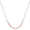 Kiddo Sky Collana Personalizzata con Codice Morse per Donna, Gioielli con Messaggio Nascosto in Codice Morse, Regali per la Festa Della Mamma e il Compleanno (Oro rosa)