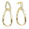 inSCINTILLE Chains Orecchini pendenti a catena in metallo placcato e strass