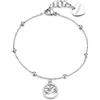 S'Agapõ Bracciale Donna in Acciaio con Simbolo Albero Della Vita | Collezione Witch - SWH20