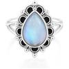 Meadows Anello in fluorite verde, anello in argento Sterling 925, anello fatto a mano, misura 7 USA, Pietra preziosa, Fluorite