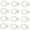 LIFKOME Braccialetti Con Rosario Per Bambini E Bambine 12 Pezzi Braccialetti Elastici Con Crocifisso Per Il Battesimo