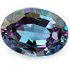 GEMS RIVER Alessandrite naturale da 2,00 carati, originale, certificata che cambia colore, gemma sfusa, pietra preziosa, alessandrite, Pietra preziosa, Alexandrite