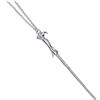 The Carat Shop - Collana in argento sterling con bacchetta di Harry Potter, motivo: Lord Voldemort