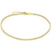 Time RoaD Bracciale LU00026/18 Oro 18 cm Donna, 18, Oro, Senza Gemma