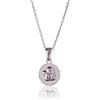 Sakrami Collana in Argento 925 con Angioletto Pensieroso + Confezione regalo personalizzata - per Bambina Bambino e Ragazza, Ragazzo- idea regalo per comunione, cresima, nascita, battesimo