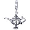 Teleye Braccialetto Charm Bead Lampada di Aladino Charm fai da te Argento sterling 925 Adatto per collana Bracciale Pandora, Braccialetto europeo